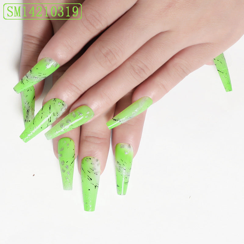 Assemble Ballet Nails, Trapezoidal Coffin, Fake Nails, Wear Nail Art Patches Assemble Ballet Nails, Trapezoidal Coffin, Fake Nails, Wear Nail Art Patches